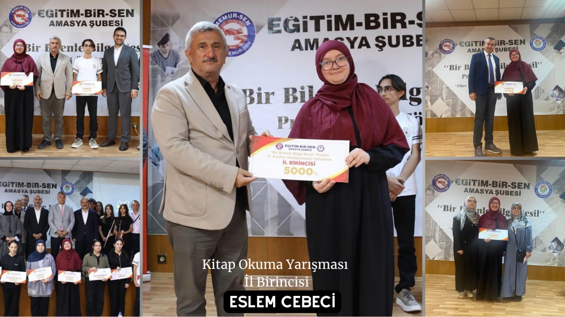 Bir Bilen İle Bilge Nesil Kitap Okuma Yarışması İl Birincisi Eslem CEBECİ